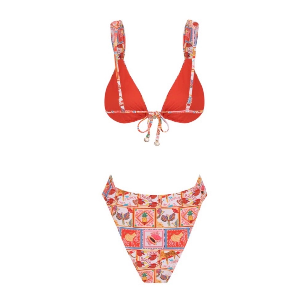 Colorful Patterned Bikini Set - Picture 11 of 12